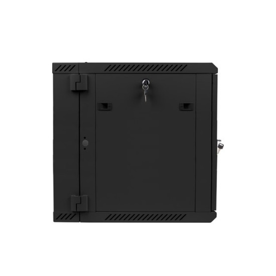 Szafa instalacyjna wisząca dwusekcyjna 19' 12U 600X600mm czarna 