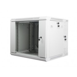 Szafa instalacyjna wisząca dwusekcyjna 19 9U 600X600mm szara 