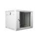 Szafa instalacyjna wisząca dwusekcyjna 19 9U 600X600mm szara 