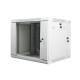 Szafa instalacyjna wisząca dwusekcyjna 19 9U 600X600mm szara 