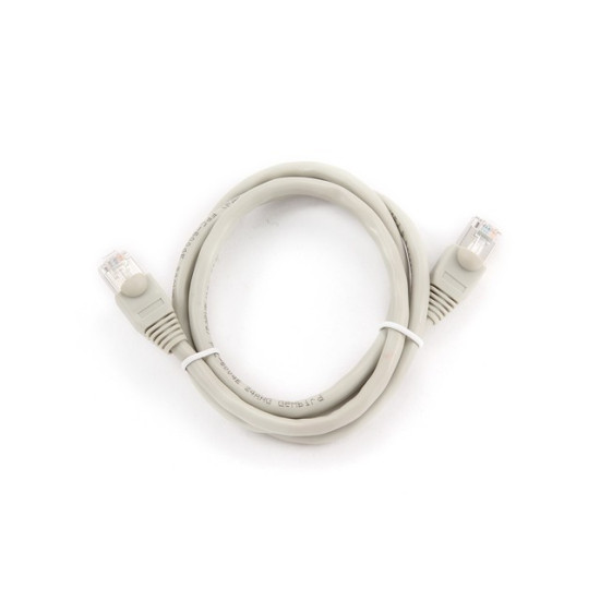 Patch cord UTP kat.6 1m szary 