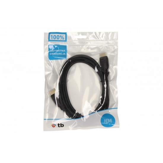 Kabel HDMI 1.4 pozłacany 1m.