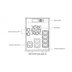 UPS NETYS PE 2000VA/1200W 230V/AVR/6XIEC 320,LED,USB