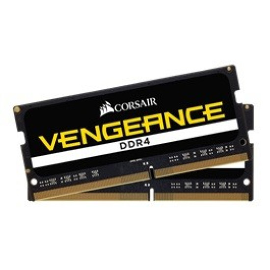 DDR4 SODIMM 16GB/2666 (2*8GB) CL18-19-19-39 Black