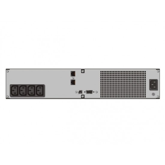 UPS LINE-INTERACTIVE 1000VA 4X IEC OUT, RJ11/RJ45 IN./OUT, USB/RS-232, LCD, RACK 19' UPS LINE-INTERACTIVE 1000VA 4X IEC OUT, RJ11/RJ45 IN./OUT, USB/RS-232, LCD, RACK 19'