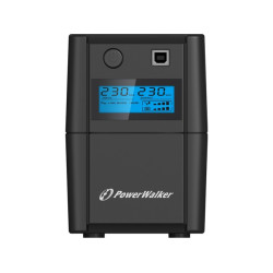 UPS LINE-INTERACTIVE 850VA, 4x IEC, RJ11 IN/OUT,    USB, LCD