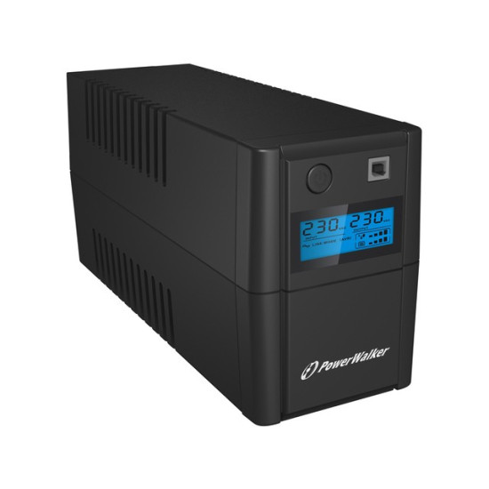 UPS LINE-INTERACTIVE 850VA, 4x IEC, RJ11 IN/OUT,    USB, LCD