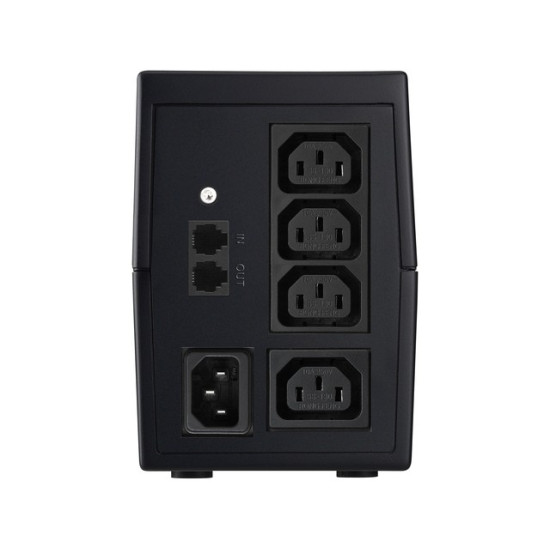 UPS LINE-INTERACTIVE 850VA, 4x IEC, RJ11 IN/OUT,    USB, LCD