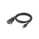 Kabel USB->RS232(9pin) 1,5m Blister 
