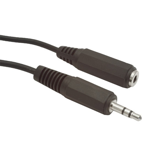 Przedłużacz Minijack M/F 3M stereo 