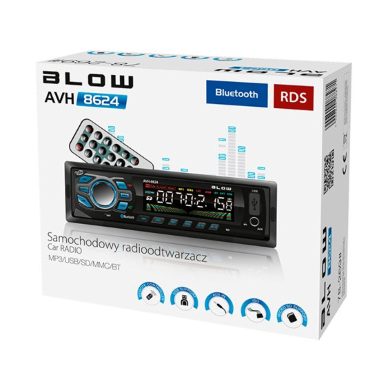 RADIO AVH-8624 MP3/USB/SD/MMC/BT