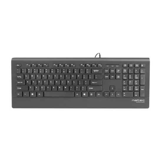 Klawiatura BARRACUDA Slim Czarna USB 
