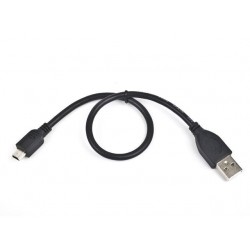 Kabel miniUSB 2.0 CANON 5pin 0.3m czarny Kabel miniUSB 2.0 CANON 5pin 0.3m czarny