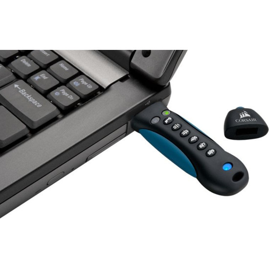 PADLOCK 3 64GB USB3.0 keypad, Secure 256-bit hardware AES       encryption 