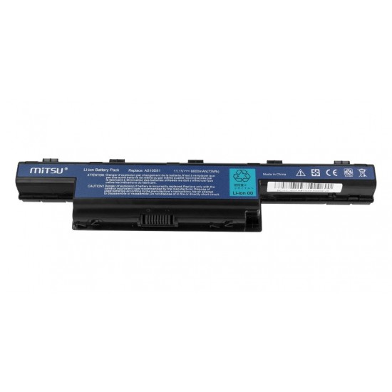 Bateria do Acer Aspire 4551, 4741, 5741 6600 mAh (71 Wh) 10.8 - 11.1 Volt Bateria do Acer Aspire 4551, 4741, 5741 6600 mAh (71 Wh) 10.8 - 11.1 Volt