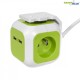 MagicCube poczwórne gniazdko prądowe, 2 wejścia usb 1,4m GB118 MagicCube poczwórne gniazdko prądowe, 2 wejścia usb 1,4m GB118