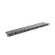 Patch Panel 24 Port 0.5U Kat.5E czarny ekranowany 