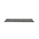 Patch Panel 24 Port 0.5U Kat.5E czarny ekranowany 