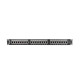 Patch Panel 24 Port 1U Kat.6 czarny ekranowany 