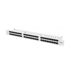 Patch Panel 48 Port 1U Kat.6 szary 