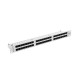 Patch Panel 48 Port 1U Kat.6 szary 