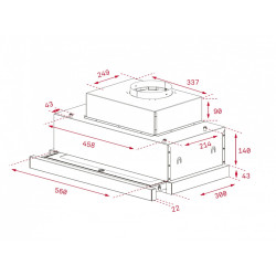 CNL 6815 Plus Okap teleskopowy