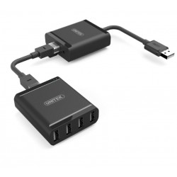 Przedłużacz USB2.0 over IP 4xUSB; 60m; Y-2516  Przedłużacz USB2.0 over IP 4xUSB; 60m; Y-2516