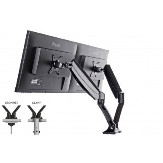 UCHWYT DS3002C-B1 2 EKRANY, PIVOT 