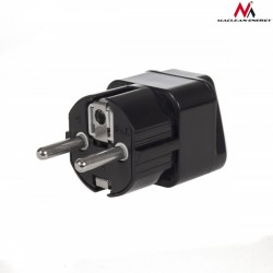 Adapter gniazdo UK na wtyk EU uniwersalny MCE155 Czarny Adapter gniazdo UK na wtyk EU uniwersalny MCE155 Czarny