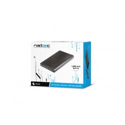Kieszeń zewnętrzna HDD sata RHINO 2,5 USB 2.0 Aluminium Black