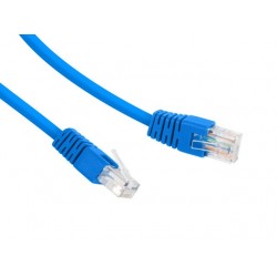 Patch cord Kat.6 UTP 0.5m niebieski 