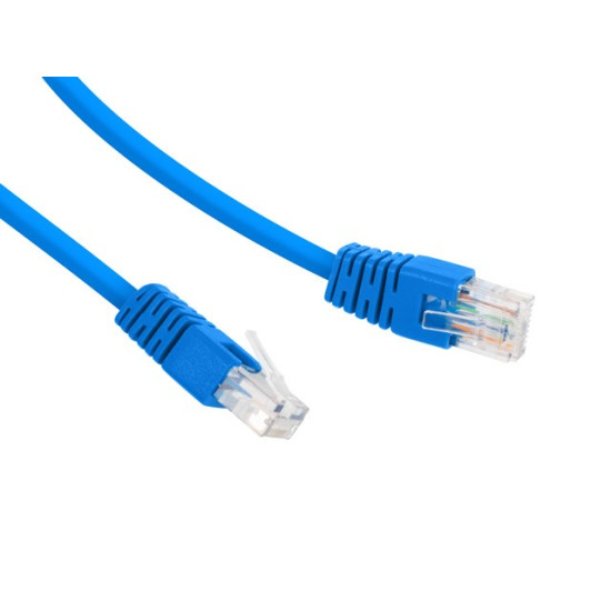 Patch cord Kat.6 UTP 0.5m niebieski 