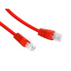 Patch cord Kat.6 UTP 5m czerwony 