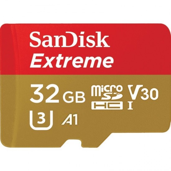 Extreme microSDHC 32GB 100/60 MB/s A1 V30 GoPro Extreme microSDHC 32GB 100/60 MB/s A1 V30 GoPro