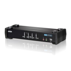 PRZEŁĄCZNIK KVM 4 PORTY USB DVI CS1764A 