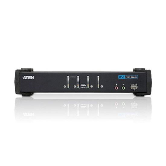 PRZEŁĄCZNIK KVM 4 PORTY USB DVI CS1764A 