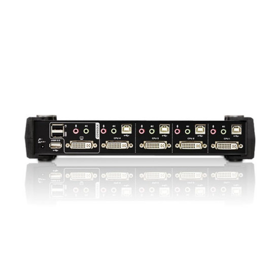 PRZEŁĄCZNIK KVM 4 PORTY USB DVI CS1764A 