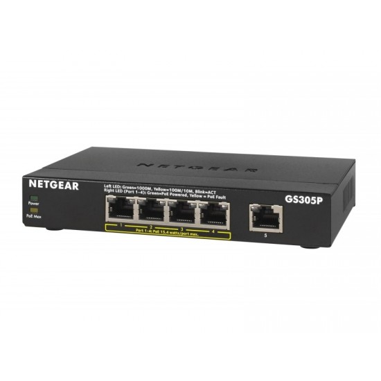 GS305P switch 5xGbE (4xPoE) 