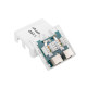 Gniazdo natynkowe 2x RJ45 Kat.6 białe ekranowane 
