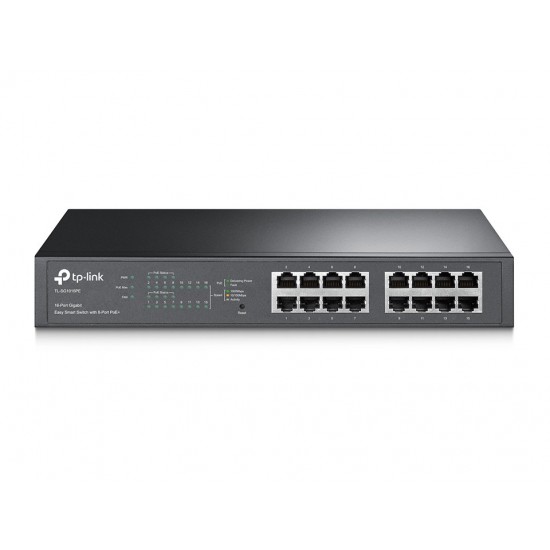 SG1016PE switch Smart 16x1GbE (8xPoE+) 