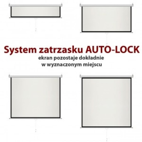 Ekran ręczny półautomat 4:3 84