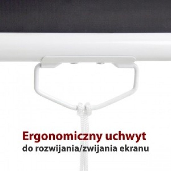 Ekran ręczny półautomat 4:3 120