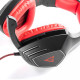 VOLCANO MC-831 RAGE CZERWONE SŁUCHAWKI NAGŁOWNE Z MIKROFONEM