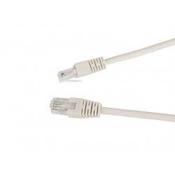 Patch cord Kat.6 UTP 0.25m szary