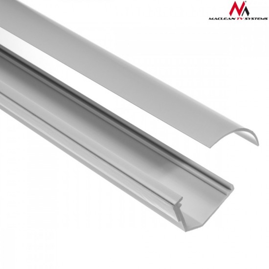 Listwa maskująca kanał kablowy 1.5m 43x23 mm Biała MCTV-575 z taśmą