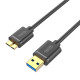 Kabel USB 3.0 microB-USB ; 1m; Y-C461GBK 