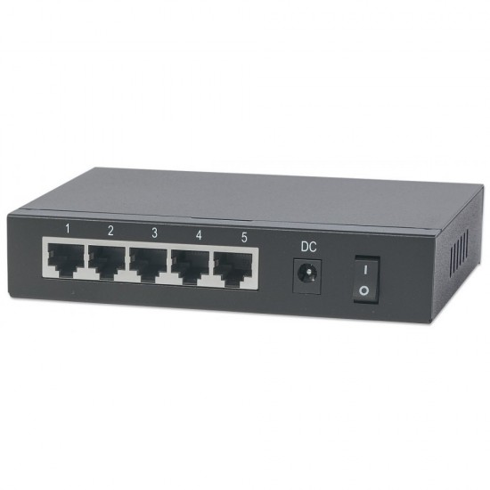 Switch Gigabit 5x10/100/1000 RJ45 PoE+ 1XPD 4xPSE 68W Switch Gigabit 5x10/100/1000 RJ45 PoE+ 1XPD 4xPSE 68W