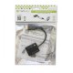 Adapter HDMI męski na VGA żeński, czarny, 10cm Adapter HDMI męski na VGA żeński, czarny, 10cm