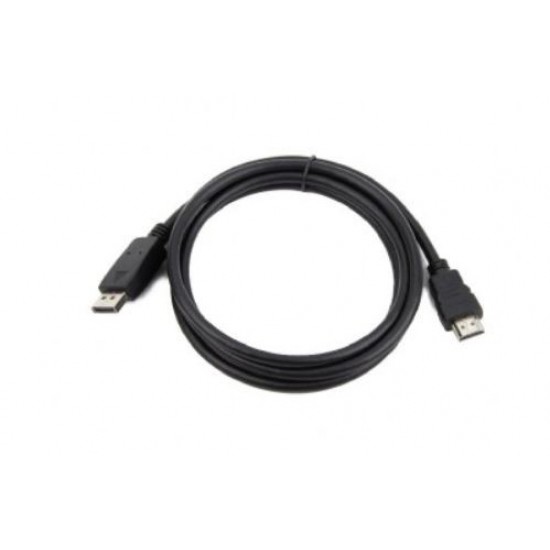 Kabel DisplayPort do HDMI męski czarny 10m