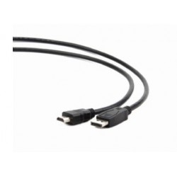 Kabel DisplayPort do HDMI męski czarny 5m